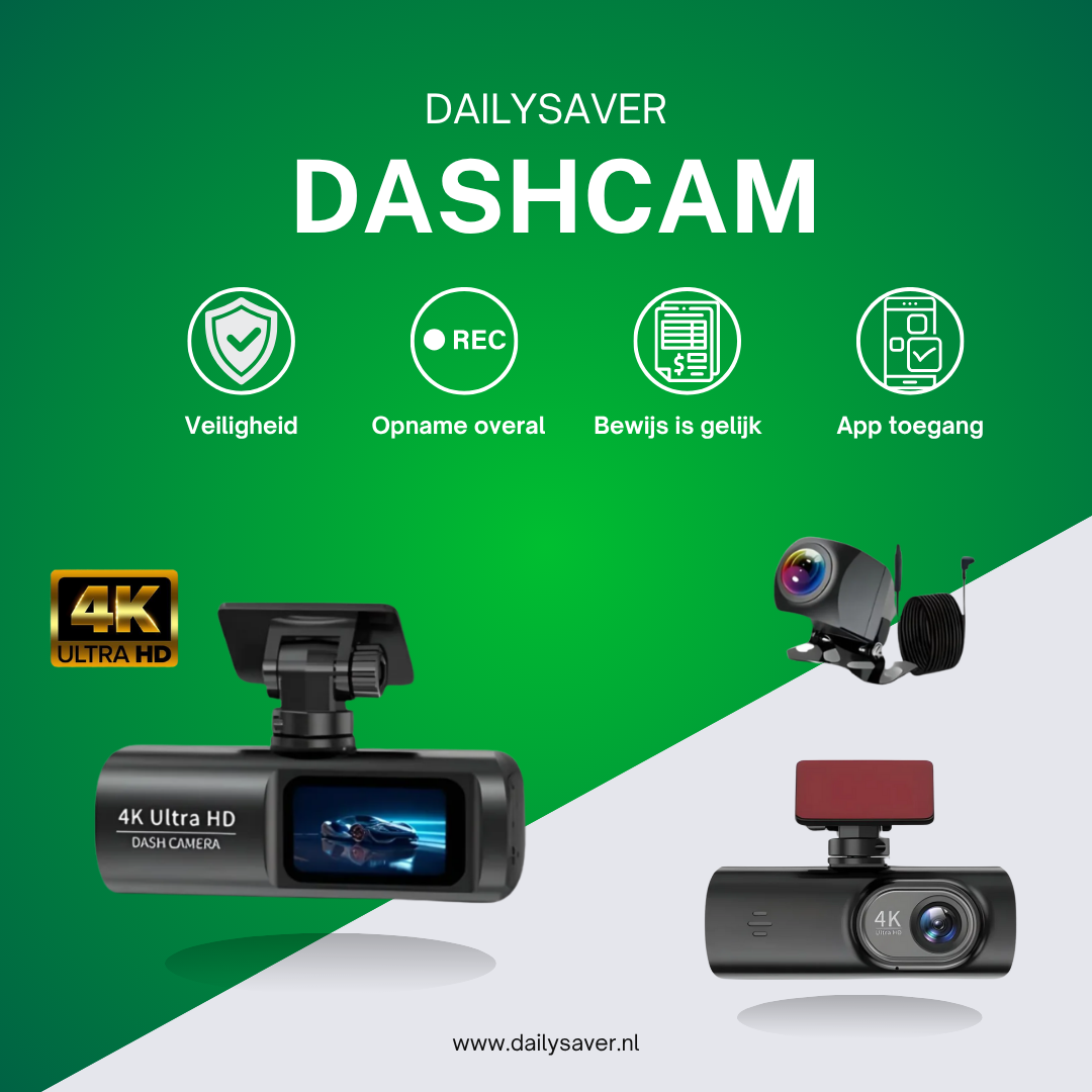 DailySaverโข DriveGuard 4K + 32GB SD-Kaart